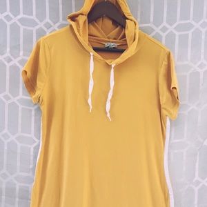 Hooded active wear dress